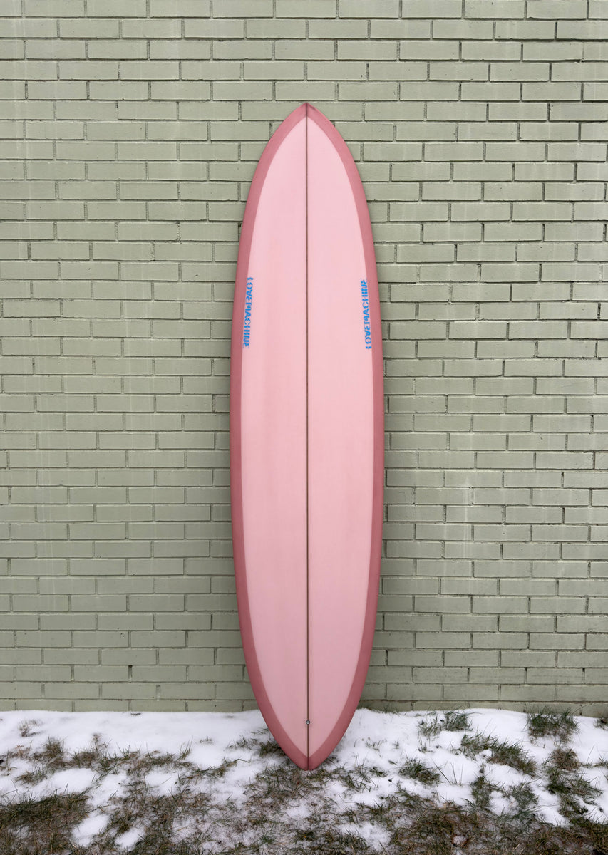 LOVE MACHINE サーフボード Thick Lizzy 7'4 Love Machine Thick Lizzy surfboard 7ft 4 - Blue Resin Tint