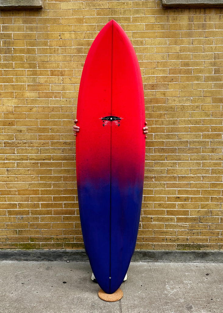 A Ryan Lovelace 6'5" Toob Shooter Surfboard with resin fade for sale