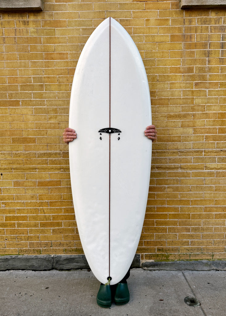 A used Ryan Lovelace 5'3" TRev surfboard for sale