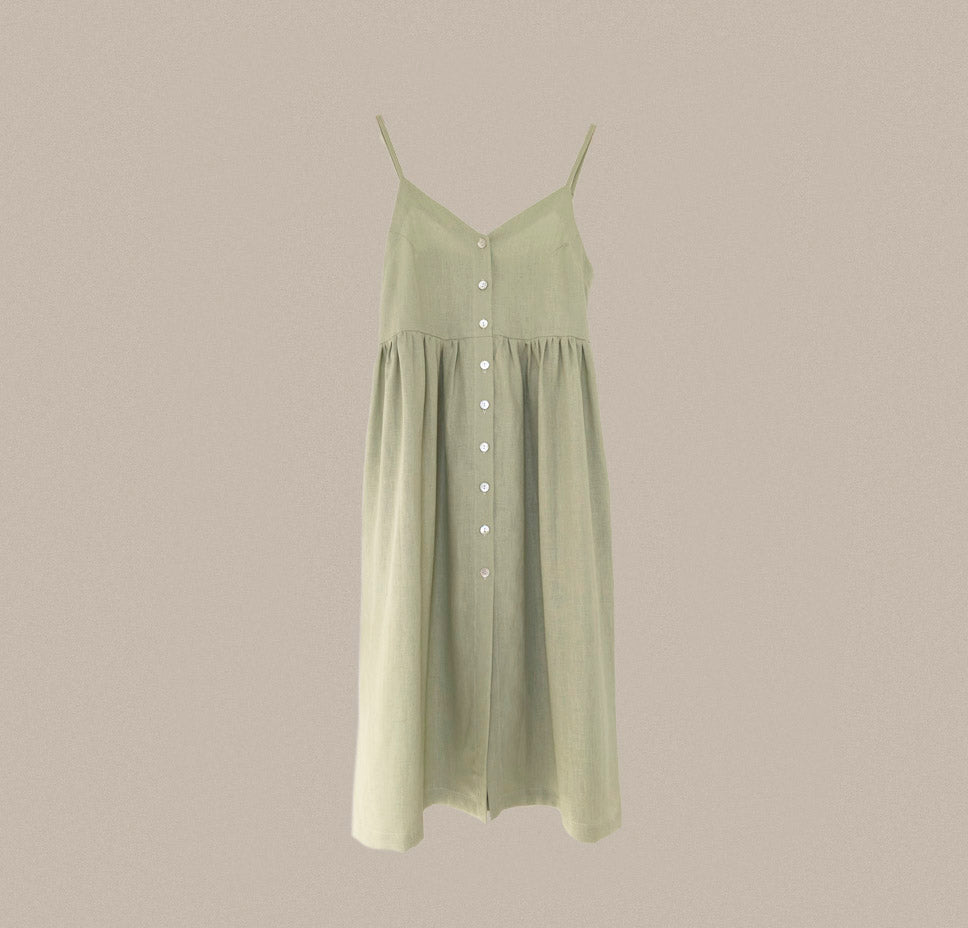 OffOn Clothing - Eloise Linen Dress XS OffOn Clothing - Eloise Linen Dress XS