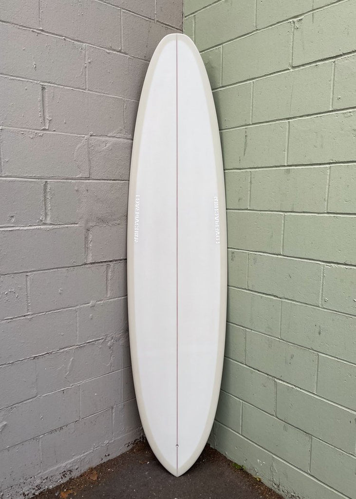 A Lovemachine Surfboards 7'6" tan vBowls for sale