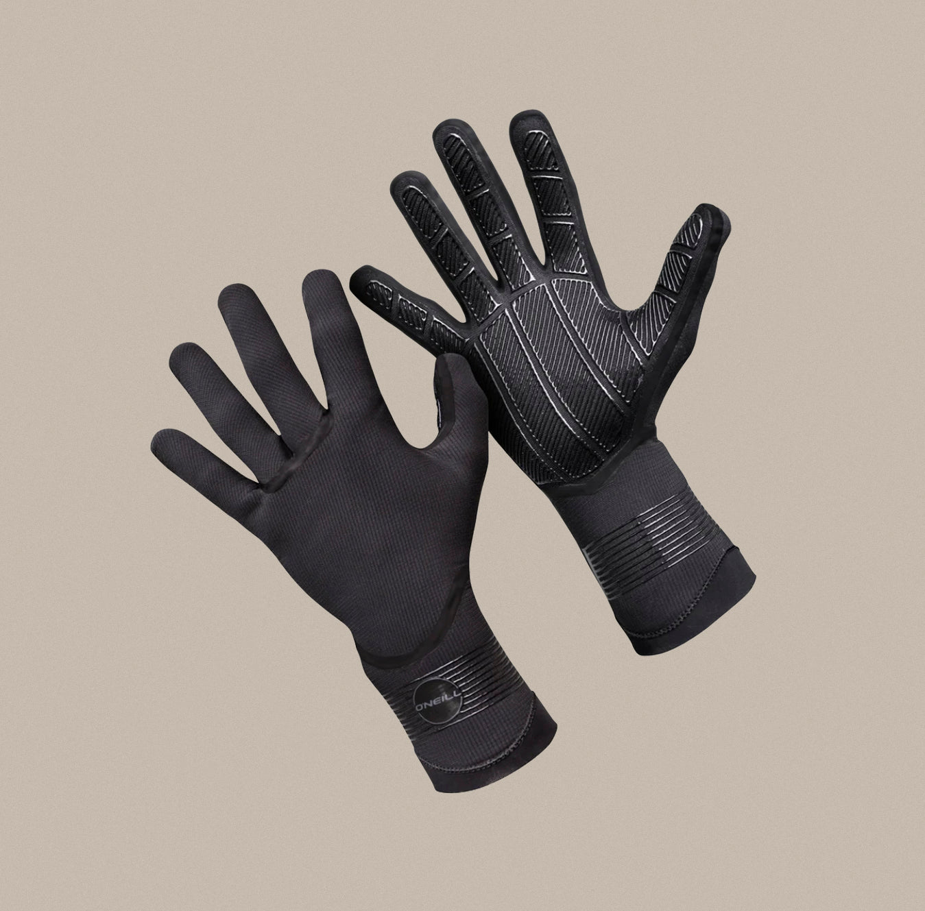 O'Neill Psycho Tech 3mm Gloves - Cold Water Surfing & Watersports Gloves With Grip Palms